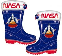 Arditex regenlaarzen Nasa junior PVC blauw/rood - thumbnail
