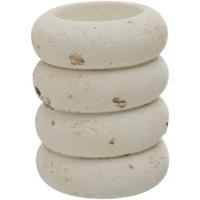 Theelichthouder Nordic - off-white - 8,5xØ7 cm - Leen Bakker