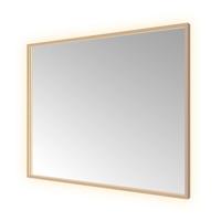Hotbath &MORE Spiegel directe en indirecte LED color changing spiegelverwarming dimbaar met afstandsbediening Geborsteld zwart PVD SQU180BCP