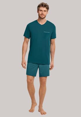 Schiesser Schiesser shortama 174529 heren petrol
