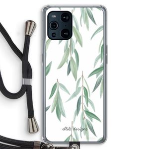 Branch up your life: Oppo Find X3 Pro Transparant Hoesje met koord