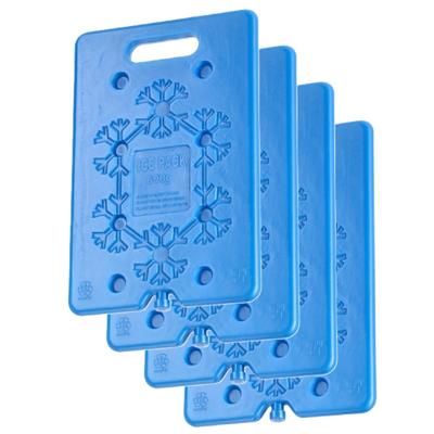 Koelelementen - 4x - 600 ml - blauw - 20 x 30 cm