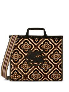 ETRO Love jacquard tote bag - Tons neutres