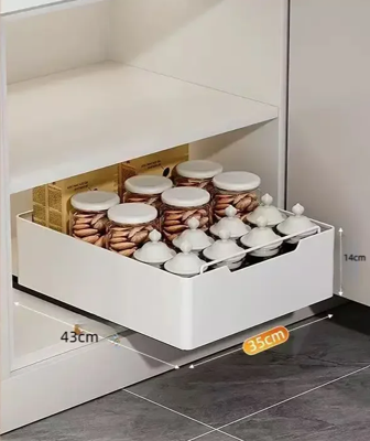 KlimPaws SlideRack - Uitschuifbare Keuken Organizer met Ladegeleider