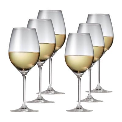 Voordeelset van 6x witte wijnglazen 320 ml en 6x rode wijnglazen 530 ml