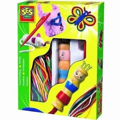 SES CREATIVE Tricotin - Met garens van verschillende kleuren