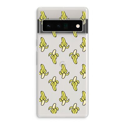 Bananas: Google Pixel 6 Pro Transparant Hoesje