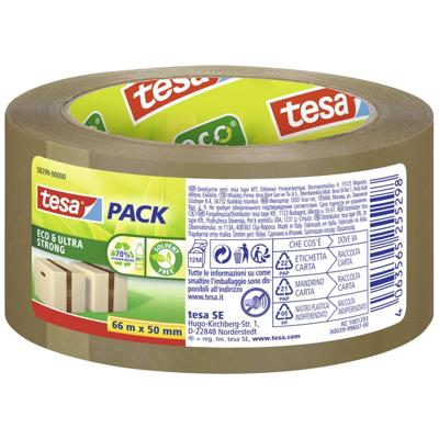 tesa ECO & ULTRA STRONG 58299-00000-00 Pakband tesapack Eco & Ultra strong Bruin (l x b) 66 m x 50 mm 1 stuk(s)