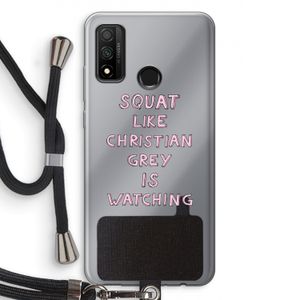 Christian Grey: Huawei P Smart (2020) Transparant Hoesje met koord