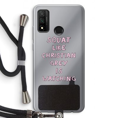 Christian Grey: Huawei P Smart (2020) Transparant Hoesje met koord