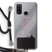 Christian Grey: Huawei P Smart (2020) Transparant Hoesje met koord