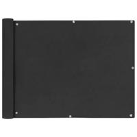 Balkonscherm 90x400 cm oxford stof antraciet