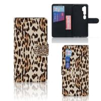 Xiaomi Mi Note 10 Pro | Telefoonhoesje | Met pasjeshouder | Leopard Xiaomi Mi Note 10 Pro | Telefoonhoesje | Met pasjeshouder | Leopard