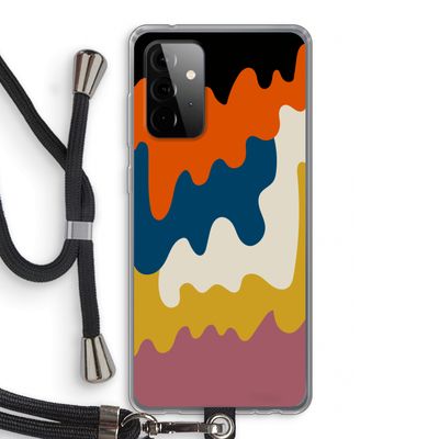 Baar A: Samsung Galaxy A72 5G Transparant Hoesje met koord