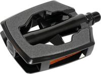 Marwi pedaalset sp-890 sandblock grijs aluminium glans zwart