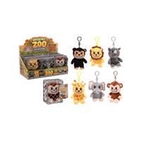 Johntoy Pluche dier in kooi 6 assorti