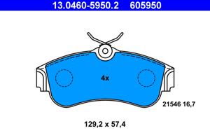 ATE Remblokset 13.0460-5950.2