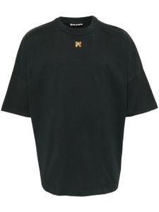 Palm Angels t-shirt Foggy Logo Over en coton - Noir