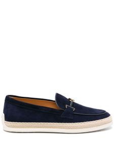 Tod's mocassins en daim - Bleu