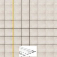 LED tegelprofiel FP1 aluminium vlak 200cm PF1 8102032 tussen tegels plaatsen horizontaal verticaal