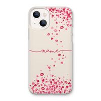 Hartjes en kusjes: iPhone 13 mini Transparant Hoesje