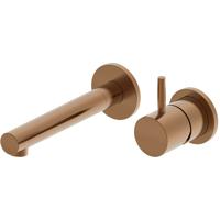 Wastafelkraan Wiesbaden Style | Inbouw | Mengkraan | Incl.Inbouwdeel | Geborsteld brons koper PVD