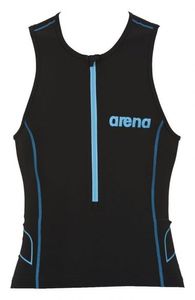 Arena ST mouwloos tri top zwart heren XL