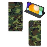 Samsung Galaxy A03s | Hoesje met Magneet | Army Dark