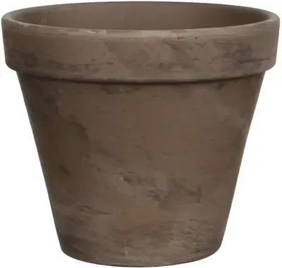Mica Decorations bloempot Stan 13,5x11,5 cm grijs basalt