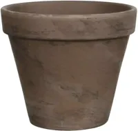 Mica Decorations bloempot Stan 13,5x11,5 cm grijs basalt