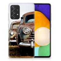 Samsung Galaxy A52 (5G/4G) | Siliconen hoesje | met foto Vintage Auto