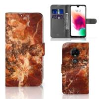 Motorola Moto G7 | G7 Plus | Bookcase | Marmer Bruin