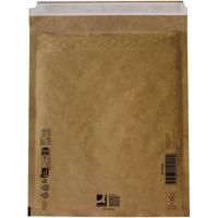 Q-CONNECT luchtkussenenveloppen, bruin, 5-E, 240 x 275 mm, doos van 100 stuks