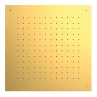 Hoofddouche Tres Exclusive | 50x50 cm | Vierkant | 24k Goud mat