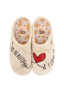 Hot Potatoes Pantoffels Raften 70150_05 Beige  maat