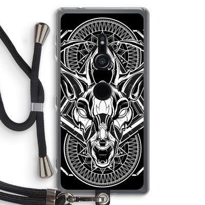 Oh Deer: Sony Xperia XZ2 Transparant Hoesje met koord