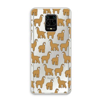 Alpacas: Xiaomi Redmi Note 10 Lite Transparant Hoesje