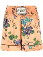 Off-White short à fleurs - Orange Off-White short à fleurs - Orange