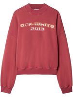 Off-White sweat à imprimé Digit Bacchus - Rouge