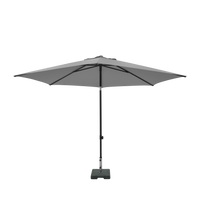 Madison Elba push-up parasol 300 cm Light grey - thumbnail