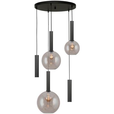 Masterlight Vide hanglampBella 2 met smoke glazen en GU10 - 2982-05-50-5RB202123