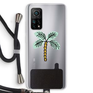 Palmboom: Xiaomi Mi 10T 5G Transparant Hoesje met koord