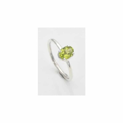 Zilveren Ring Peridoot