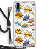 Pow Smack: Huawei P20 Transparant Hoesje met koord