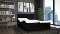 OP=OP Elektrische Boxspring Basic 140 x 200 Skai Zwart
