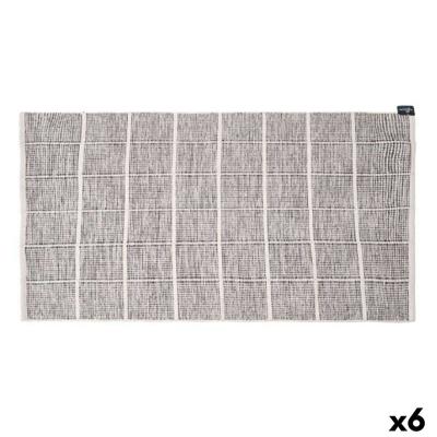 Tapijt Gift Decor Grijs Ruiten 140 x 80 cm (6 Stuks)