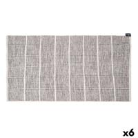 Tapijt Gift Decor Grijs Ruiten 140 x 80 cm (6 Stuks)
