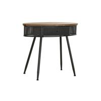Wandtafel DKD Home Decor 90,5 x 39 x 78 cm Spar Zwart Metaal Bruin