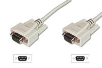 Digitus D-Sub9 F/F 3.0m VGA kabel 3 m VGA (D-Sub) Beige - thumbnail