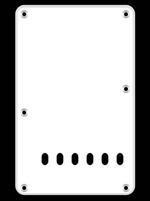 Boston BP-113-W rugplaat